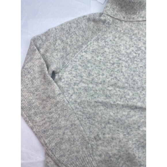 LOFT Women's  Size XS Stitchy Turtleneck Sweater Gray - Picture 10 of 11